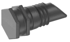 Bouchon 3/16 Easy & Flexible coloris noir Gardena - 4,6 mm (boîte de 10)