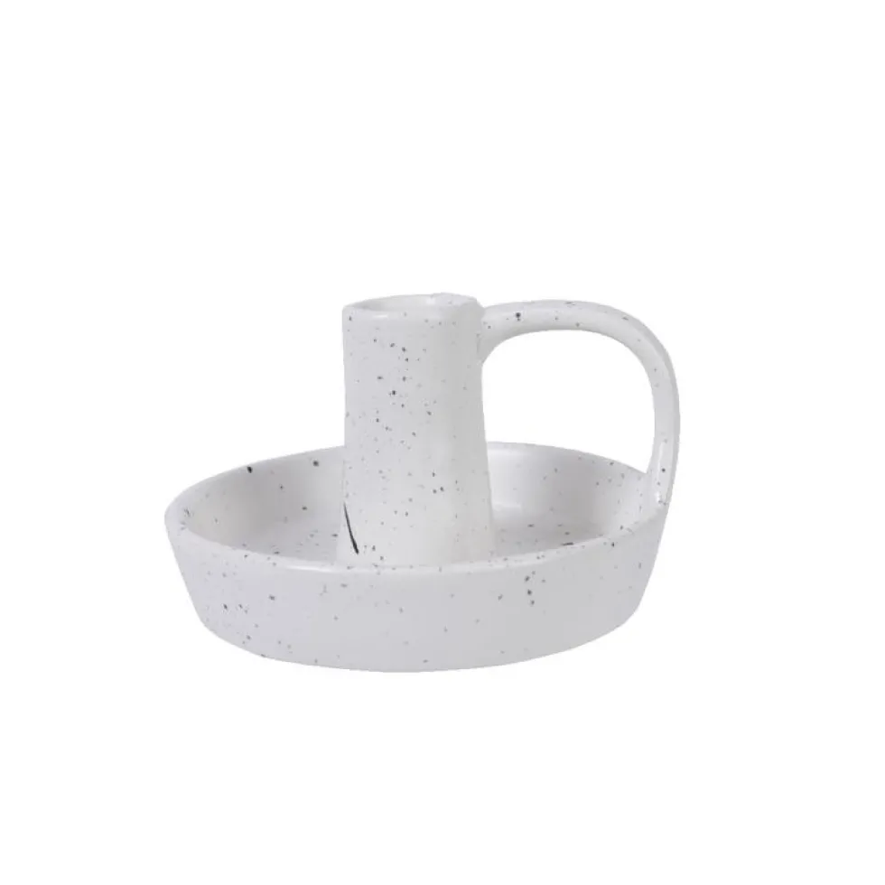Bougeoir en porcelaine - Ø 11 x h 7 cm