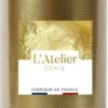 Bougie cylindrique coloris or L’Atelier Denis – Ø 6,8 x H 14,5 cm