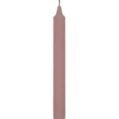 Bougie droite teintée dans la masse rose L’Atelier de Denis - Ø 2,1 x H 20 cm