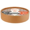 Bougie en cire blanche dans vasque terracotta avec mèche extérieure - Ø 25 x H 26 cm