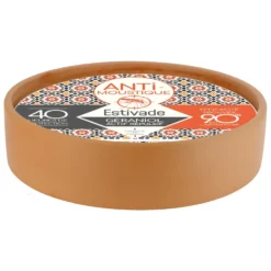 Bougie en cire blanche dans vasque terracotta avec mèche extérieure - Ø 25 x H 26 cm