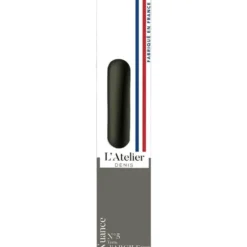 Bougie flambeau 25 cm gris argile L’Atelier de Denis - Le pack de 4
