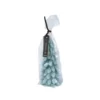 Bougie forme sapin en cire verte à paillettes - Ø 8 x H 16,5 cm