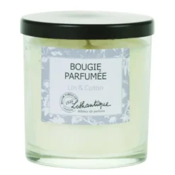 Bougie senteur coton & lin de 160 g