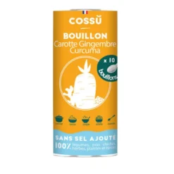 Bouillon déshydraté carotte gingembre curcuma bio Cossû x 10 - 40 g