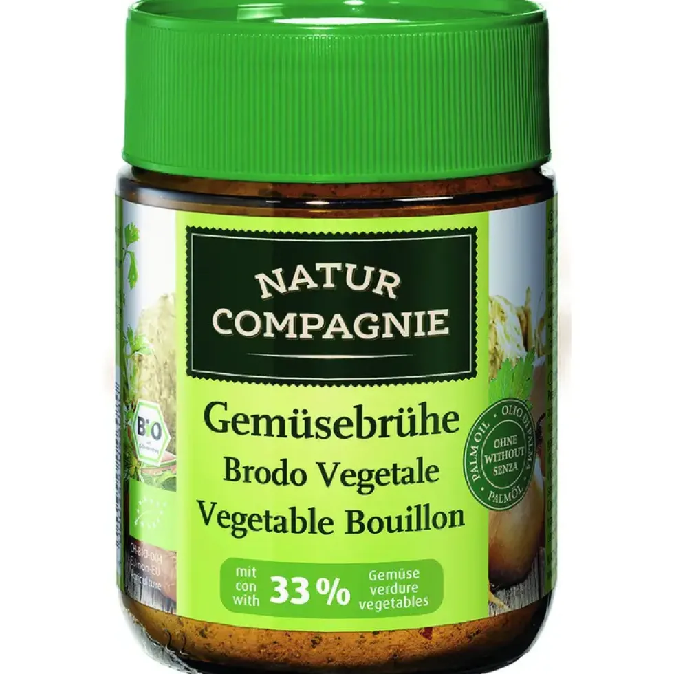 Bouillon végétal bio 33% légumes en pot de 100 g