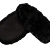 Bouillotte chausson coloris noir en grains de blé et fleurs de lavande L'Artisan du bien-être - Taille unique