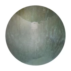 Boule décorative coloris vert en céramique - Ø 20 cm