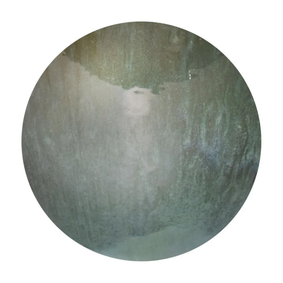 Boule décorative coloris vert en céramique - Ø 20 cm