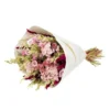 Bouquet de fleurs séchées Naturalys Dandy rose - Ø 25/30 x H 50 cm