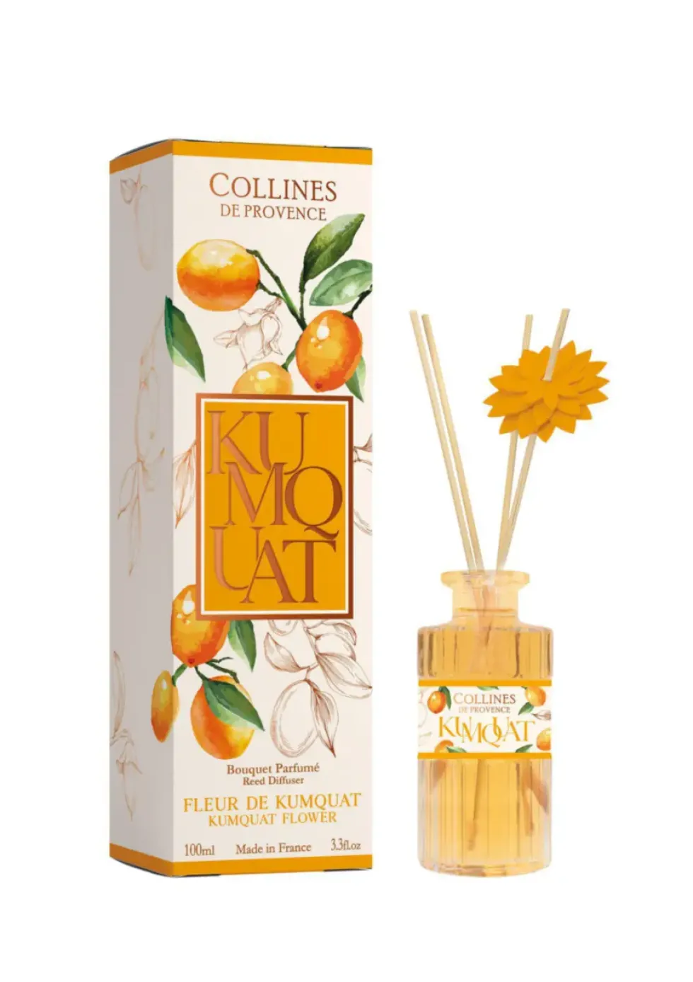 Bouquet parfumé senteur fleur de kumquat Collines de Provence - 100 ml