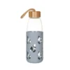 Bouteille en verre et silicone nomade 55 cl coloris gris H 21 x Ø 7 cm