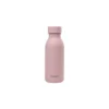 Bouteille isotherme en inox recyclé Qwetch Icon Matt rose pastel - 350 ml