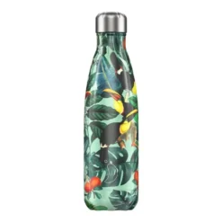 Bouteille isotherme tropical toucan vert 500 ml