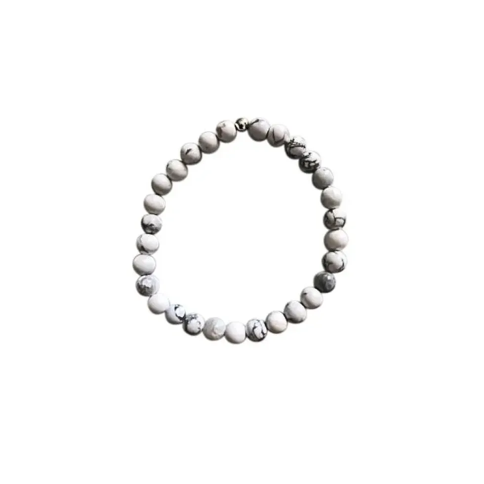 Bracelet howlite 4mm
