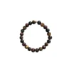 Bracelet oeil tigre taureau faucon 8mm