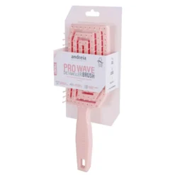 Brosse démêlante rose pour les cheveux Pro wave pocket Andreia