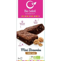 Brownies aux pépites de chocolat noir et noix équitable Bio Soleil - 160 g