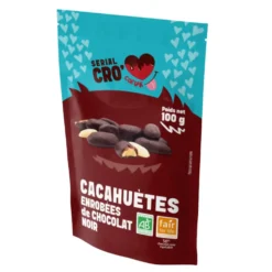 Cacahuètes chocolat noir Serial Crocoeur - 100 g