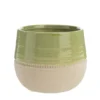 Cache-pot Baby en céramique coloris beige - 8,1 x 8,1 x 7,2 cm