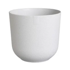 Cache-pot coloris blanc Jazz Elho - Ø 26 cm