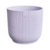 Cache-pot coloris violet en plastique recyclé Elho - Ø 7 cm