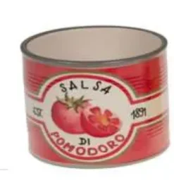 Cache-pot céramique décor Salsa di pomodoro Echappée - 13 x 11 x 13 cm