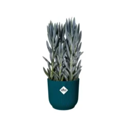 Cache-pot Elho Vibes fold bleu foncé - Ø 16 cm