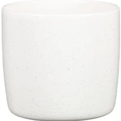 Cache-pot en céramique blanc Scheurich 900 Perla - Ø 13 cm