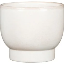 Cache-pot en céramique blanc Scheurich 930 Opale - Ø 11 cm