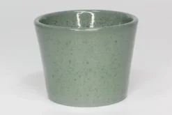 Cache-pot en céramique coloris vert glacé Fresh – Ø 26 x H 20,5 cm