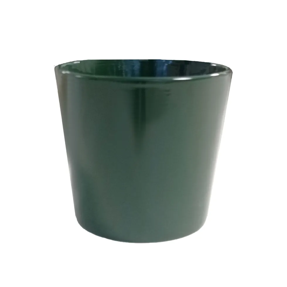 Cache-pot en céramique coloris vert Fresh VE32 - Ø 32 x H 27 cm