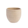 Cache-pot en céramique marron Sulco – 29 x 26 cm