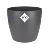 Cache-pot en polypropylène Elho Brussels rond mini anthracite - Ø 12,5 cm