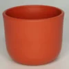 Cache-pot La Belle Verte coloris orange - Ø 13 x 13 cm