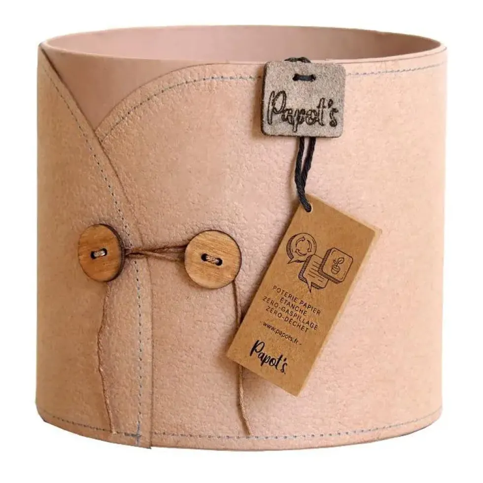 Cache-pot rose Papot's Kimono - Ø 15,5 cm