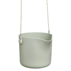 Cache-pot suspension b.for swing coloris vert en plastique injecté Elho - Ø 18 x 17 cm