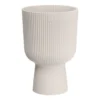 Cache-pot vibes fold coloris blanc en plastique recyclé Elho - Ø 30 cm