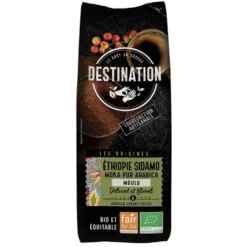 Café Ethiopie Moka Sidamas bio moulu 250g
