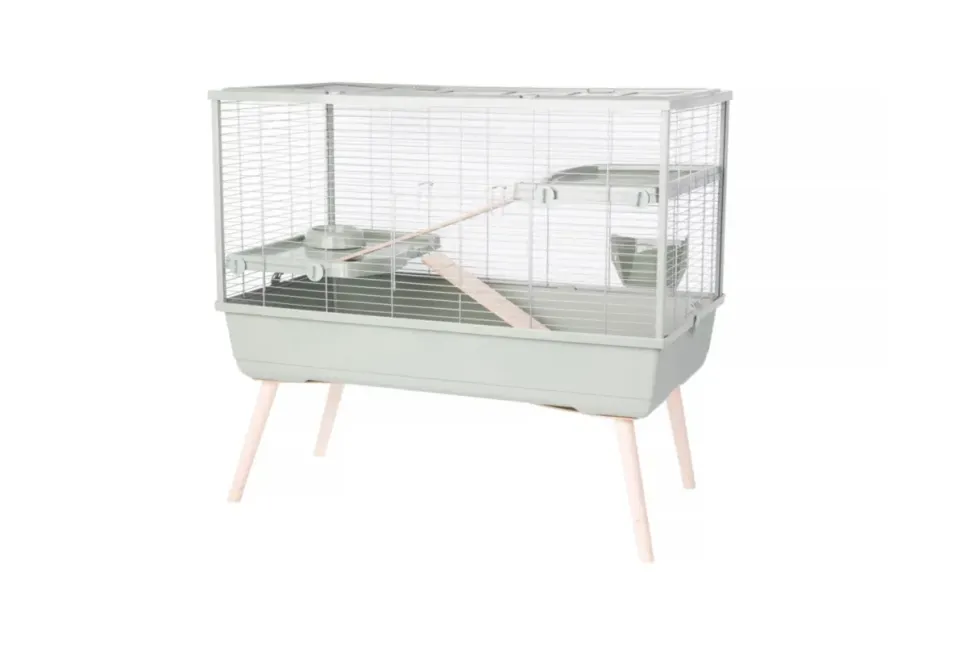 Cage pour lapins coloris gris Neolife Zolux
