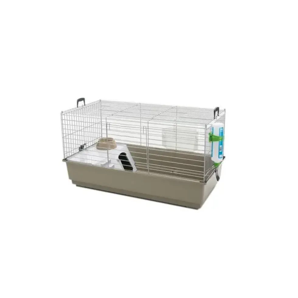 Cage pour rongeur Nero 2 de luxe lounge coloris gris Savic – 80 x 50 x 45 cm