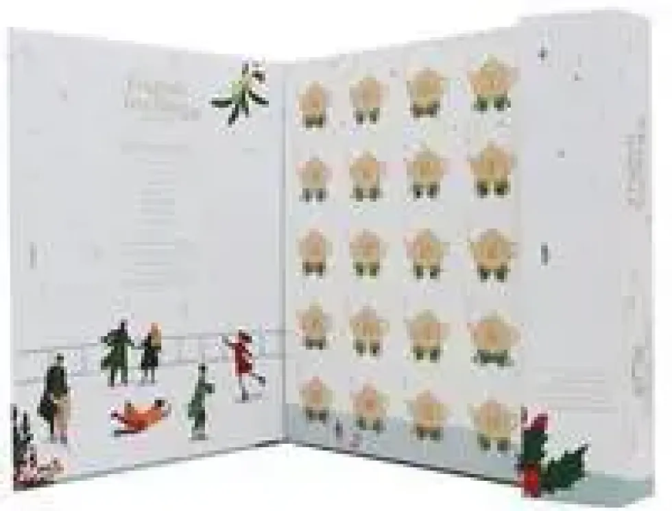 Calendrier de l'avent blanc thés et infusions bio English Tea Shop - 25 sachets pyramides
