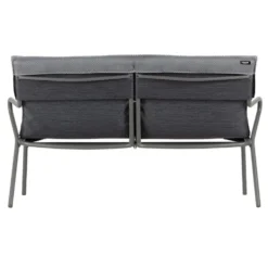 Canapé d'extérieur en aluminium coloris gris Vence BeComfort Lafuma - 123 x 69 x 70 cm