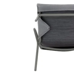 Canapé d'extérieur en aluminium coloris gris Vence BeComfort Lafuma - 123 x 69 x 70 cm
