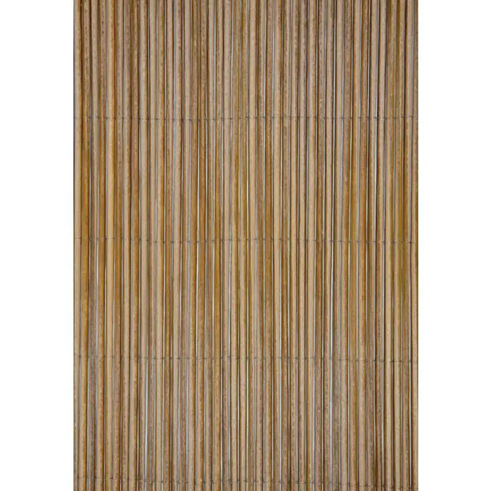 Canisse synthétique Fency Wick coloris marron 300 x 150 cm