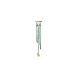 Carillon musical en bois et tubes aluminium, H 30 cm