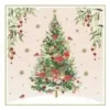 Carte double Cristalles avec sapins aux Éditions Pictura