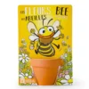 Carte nature avec mélange de fleurs à planter pour abeilles Radis & Capucine - 5 cm