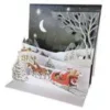 Cartes double 3D thème Noël Pictura